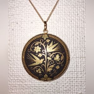 VNTG DAMASCENE NECKLACE